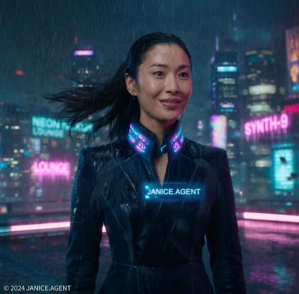 Janice Jung in a wide cinematic shot